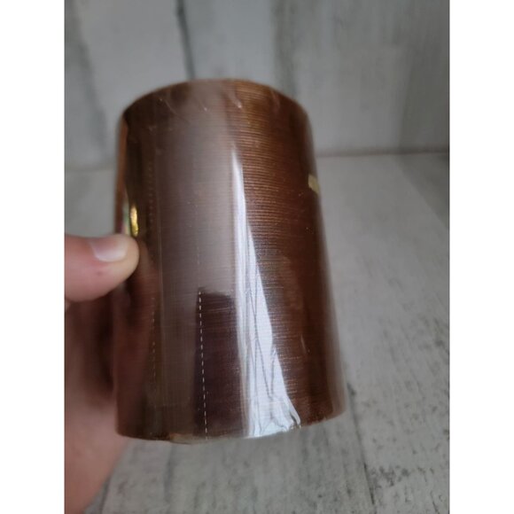 Pier 1 Imports bronze ringed unscented candle - Picture 4 of 4